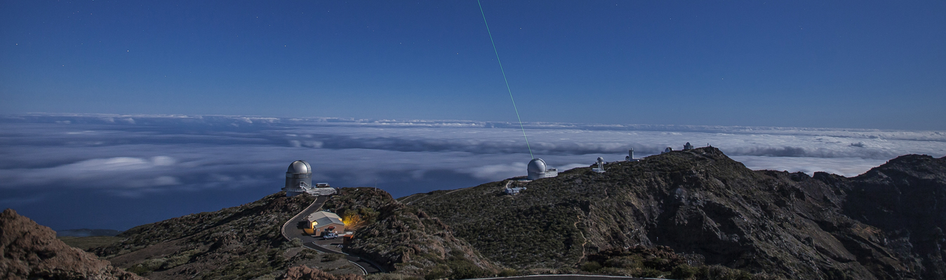 Einkennismynd vefsíðunnar – Norræni stjörnusjónaukinn
